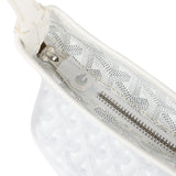 Goyard Goyardine White Boheme Mini Hobo Bag Palladium Hardware - Thumbnail View 8