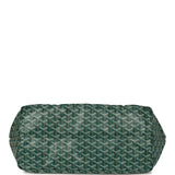 Goyard Goyardine Green Saint Louis GM Tote Bag Palladium Hardware - Thumbnail View 6