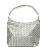 Goyard Goyardine Silver Metallic Boheme Hobo Palladium Hardware - Thumbnail View 1