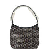 Goyard Goyardine Navy Boheme Mini Hobo Bag Palladium Hardware - Thumbnail View 1