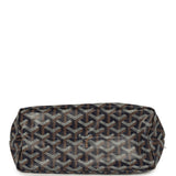 Goyard Goyardine Navy Boheme Mini Hobo Bag Palladium Hardware - Thumbnail View 5