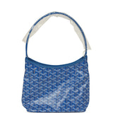 Goyard Goyardine Sky Blue Boheme Mini Hobo Bag Palladium Hardware - Thumbnail View 1