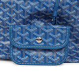 Goyard Goyardine Sky Blue Boheme Mini Hobo Bag Palladium Hardware - Thumbnail View 8