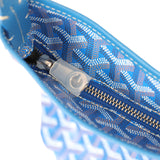Goyard Goyardine Sky Blue Boheme Mini Hobo Bag Palladium Hardware - Thumbnail View 10