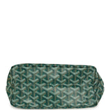 Goyard Goyardine Green Boheme Mini Hobo Bag Palladium Hardware - Thumbnail View 6