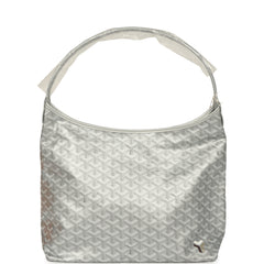 Goyard Goyardine Silver Metallic Boheme Hobo Palladium Hardware