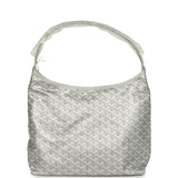 Goyard Goyardine Silver Metallic Boheme Hobo Palladium Hardware - Thumbnail View 5