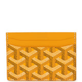 Goyard Goyardine Canvas Yellow Saint-Sulpice Card Wallet - Thumbnail View 1