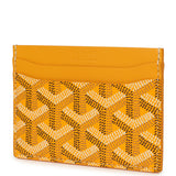 Goyard Goyardine Canvas Yellow Saint-Sulpice Card Wallet - Thumbnail View 5