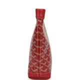 Goyard Goyardine Canvas Red Conti Pouch Palladium Hardware - Thumbnail View 5