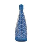 Goyard Goyardine Canvas Sky Blue Conti Pouch Palladium Hardware - Thumbnail View 3