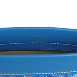 Goyard Goyardine Canvas Sky Blue Conti Pouch Palladium Hardware - Thumbnail View 10