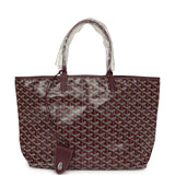 Goyard Goyardine Canvas Burgundy Saint Louis PM Tote Palladium Hardware - Thumbnail View 1