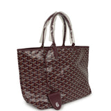 Goyard Goyardine Canvas Burgundy Saint Louis PM Tote Palladium Hardware - Thumbnail View 2