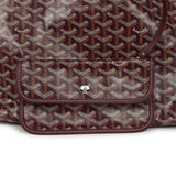 Goyard Goyardine Canvas Burgundy Saint Louis PM Tote Palladium Hardware - Thumbnail View 7