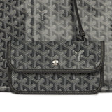 Goyard Goyardine Grey Saint Louis GM Tote Palladium Hardware - Thumbnail View 7