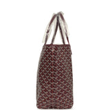 Goyard Goyardine Canvas Burgundy Saint Louis PM Tote Palladium Hardware - Thumbnail View 3