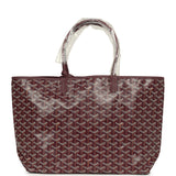 Goyard Goyardine Canvas Burgundy Saint Louis PM Tote Palladium Hardware - Thumbnail View 4