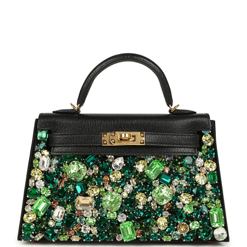 Bag Bestie x LeBag Paris Green Emerald Swarovski Crystal Cover
