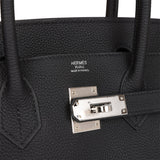 Hermes Birkin 30 Black Togo Palladium Hardware