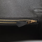 Hermes Birkin 25 Black Togo Gold Hardware