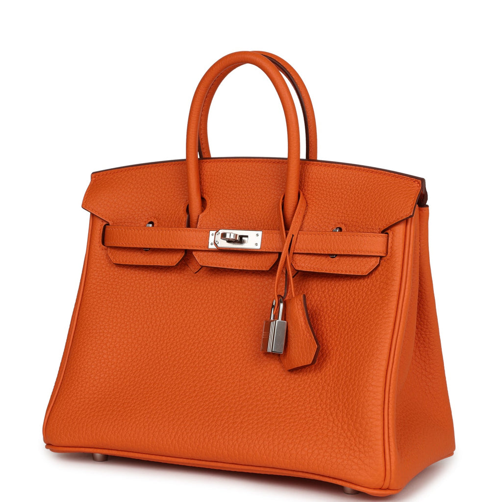Hermes, Bags, Herms Birkin 25 Orange Swift Leather From 20