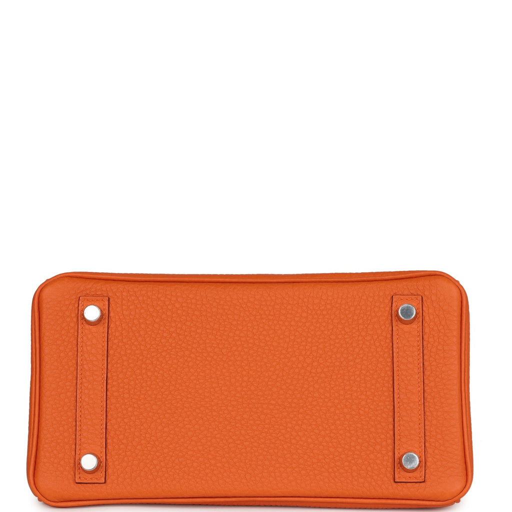 Hermes Birkin HAC Togo 32 Orange in Leather with Palladium - US