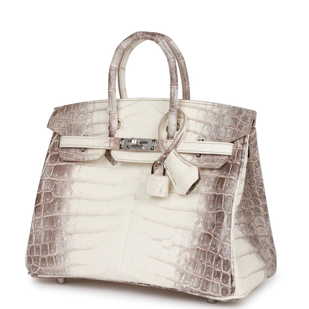 Hermes 35 birkin bag in himalayan crocodile Clearance