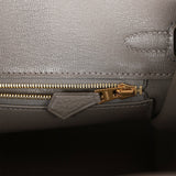 Hermes Birkin 25 Gris Meyer Togo Gold Hardware