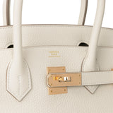 Hermes Birkin 30 Craie Togo Rose Gold Hardware