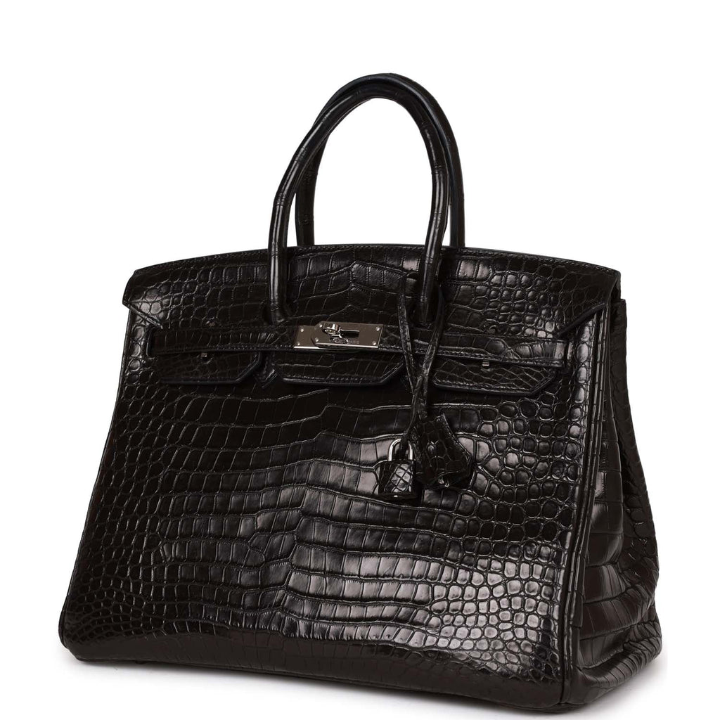 black crocodile birkin bag