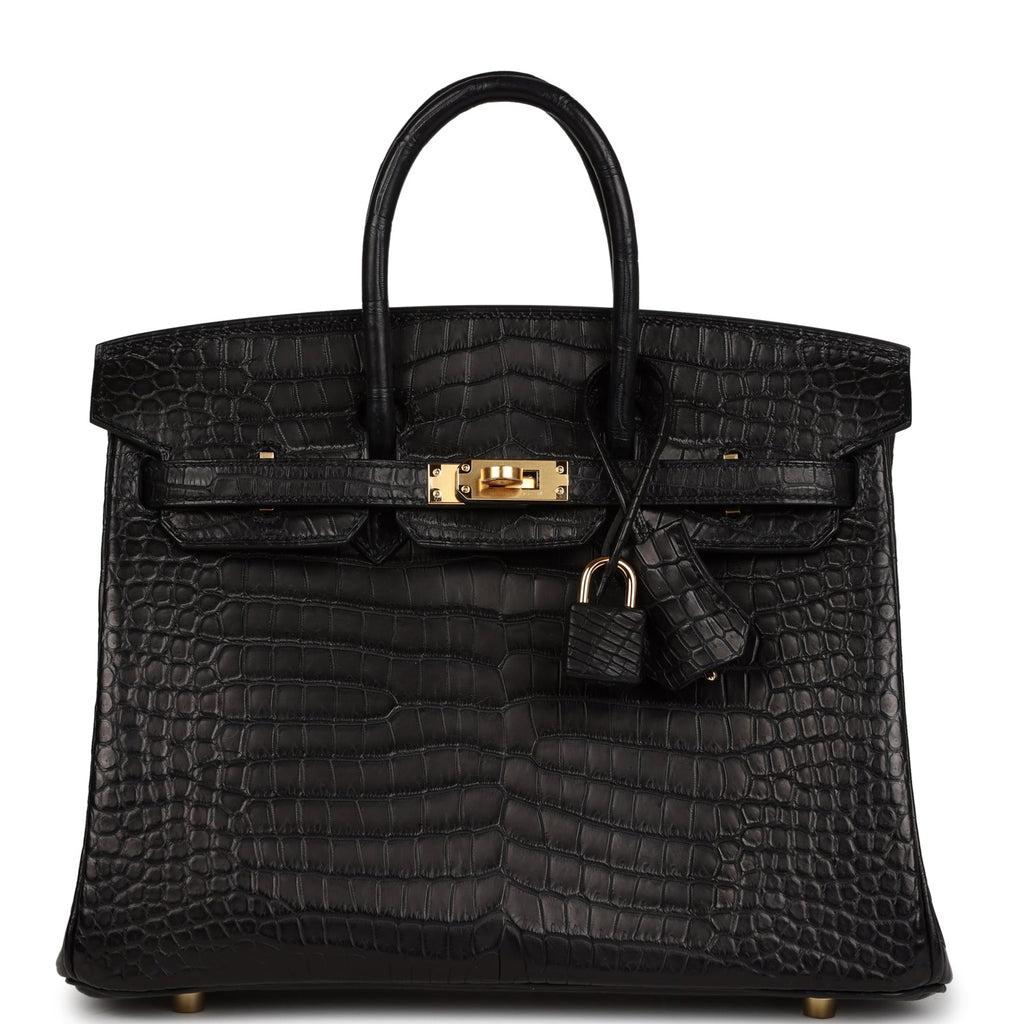 Hermes Men's Shadow Porosus Crocodile and Leather Limited Edition