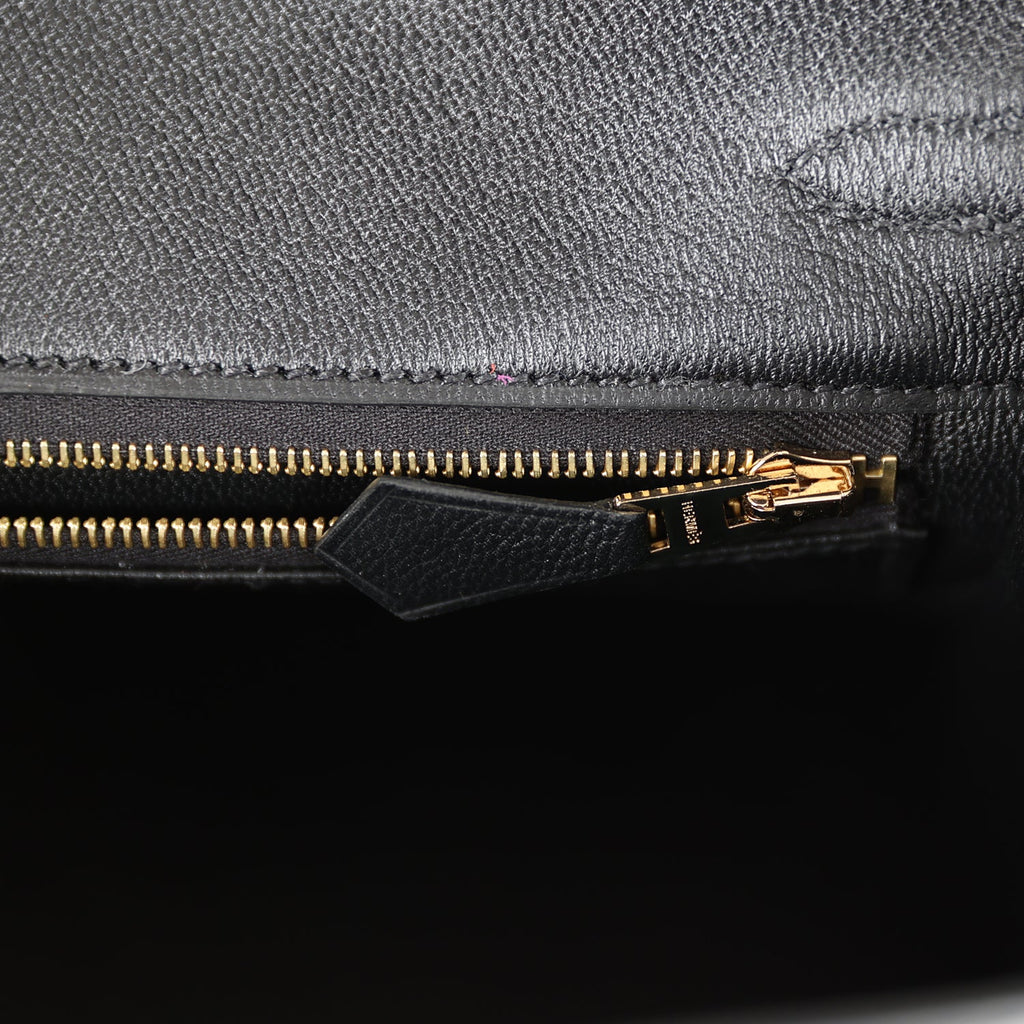Hermes Birkin 25 Black Matte Niloticus Crocodile Gold Hardware – Madison  Avenue Couture