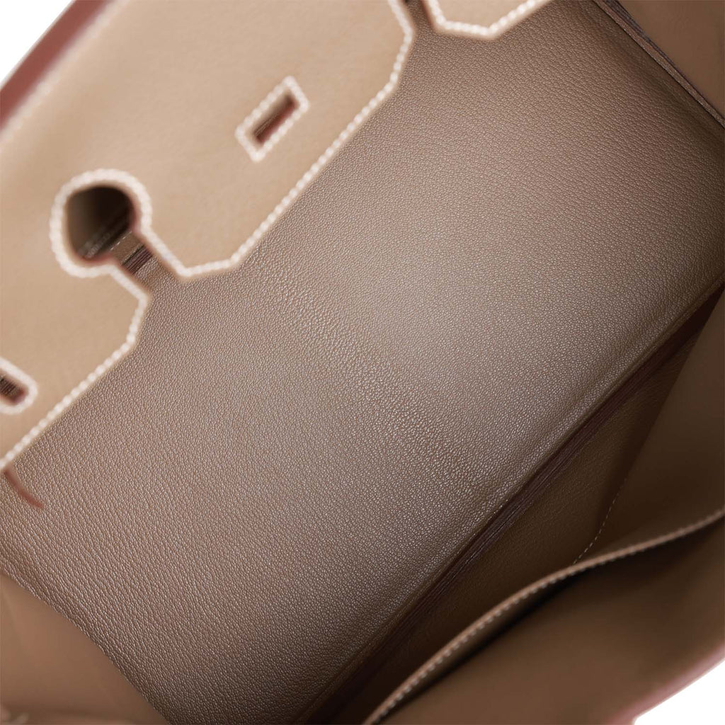 Hermès Birkin 35 In Etoupe Togo Leather With Palladium Hardware in