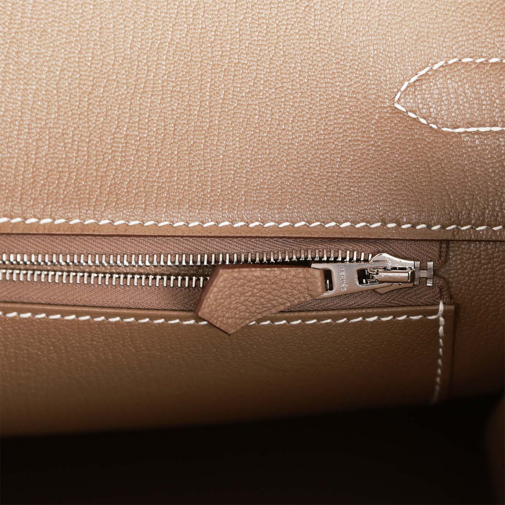 Hermès Birkin 35 Etoupe Togo With Silver Hardware - AG Concierge Fzco