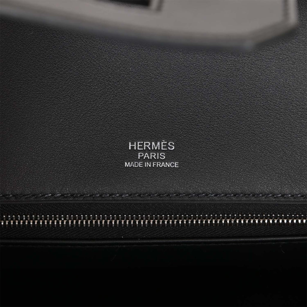 Hermes Birkin 30 Cote-a-Cote Tuffetage and Black Swift Palladium Hardw –  Madison Avenue Couture