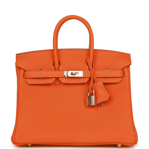 RARE Hermes Micro Tiny Kelly Orange Epsom Leather bag Collectable 14.5 cm