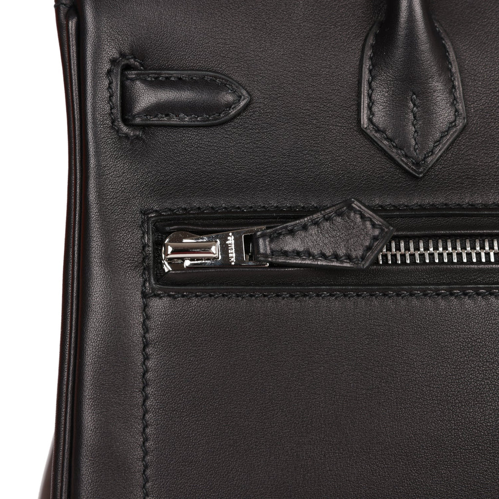 Hermes Birkin 30 Bag So Black Limited Edition Box Leather