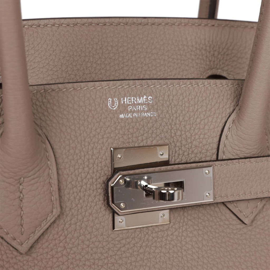 Hermes Birkin Bag 30cm HSS Gris Tourterelle and Etoupe Palladium Hardware