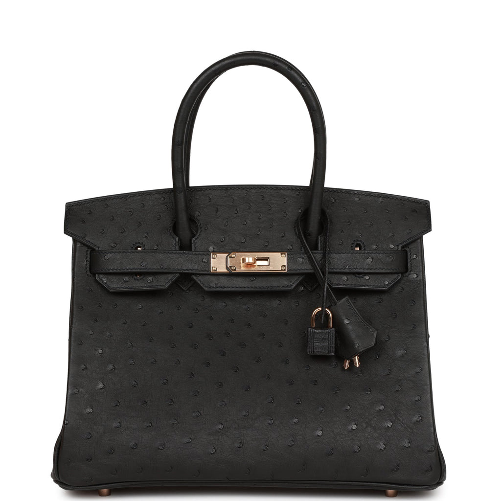 Hermès Ostrich Birkin Bag 30cm Gold – ZAK BAGS ©️