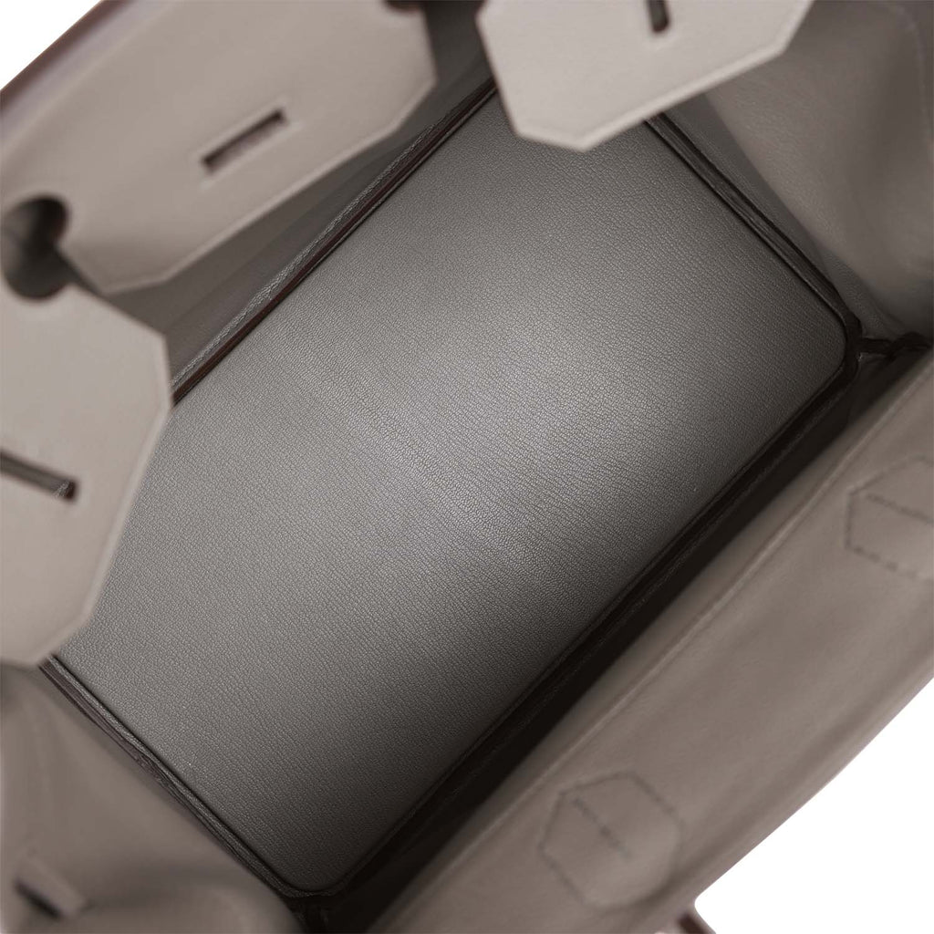 Hermès Gris Meyer Togo Birkin 25 Palladium Hardware, 2022