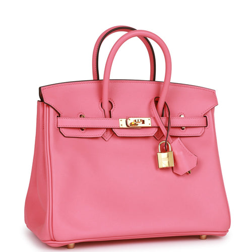 Hermès Hermes Pink Swift Birkin 25 Leather Pony-style calfskin ref.713947 -  Joli Closet