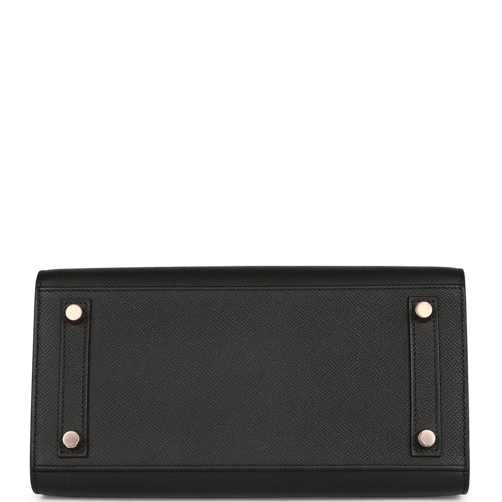New Hermes Birkin 25 Sellier Black Epsom, Luxury, Bags & Wallets