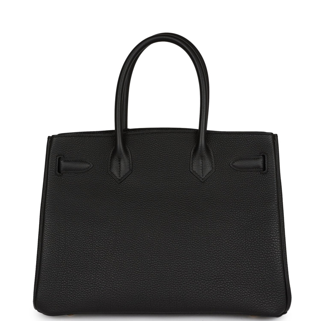 Hermès 30cm Black Togo Birkin 3-in-1