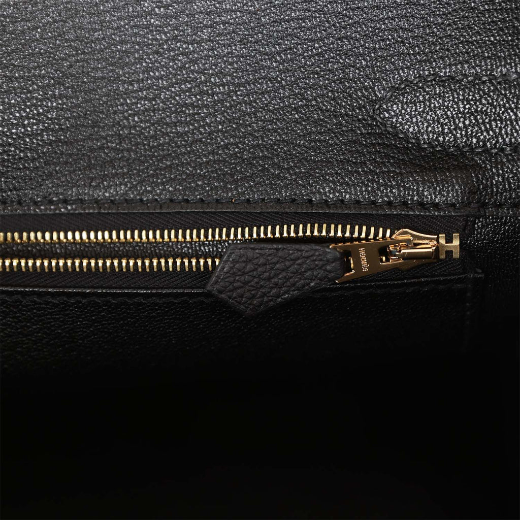 Hermès Birkin 30 Noir (Black) Togo Rose Gold Hardware RGHW — The French  Hunter