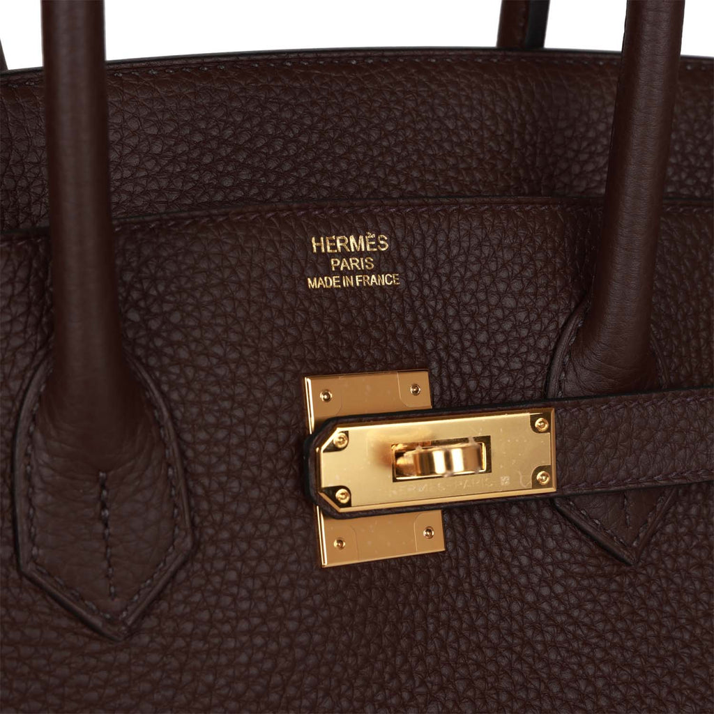 Hermes Birkin 35CM Bag Taurillon Clemence Leather Gold Hardware, Q5 Rouge  Casaque