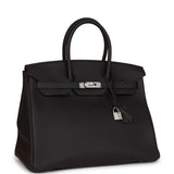 Hermes Birkin 35 Black Togo Palladium Hardware