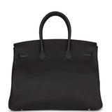 Hermes Birkin 35 Black Togo Palladium Hardware