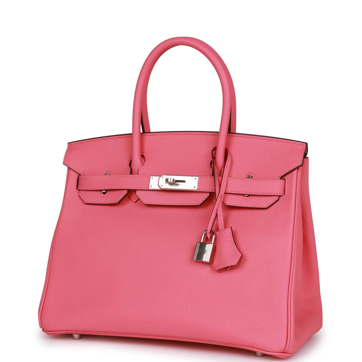 Hermes Birkin 30 Rose Confetti Epsom Palladium Hardware