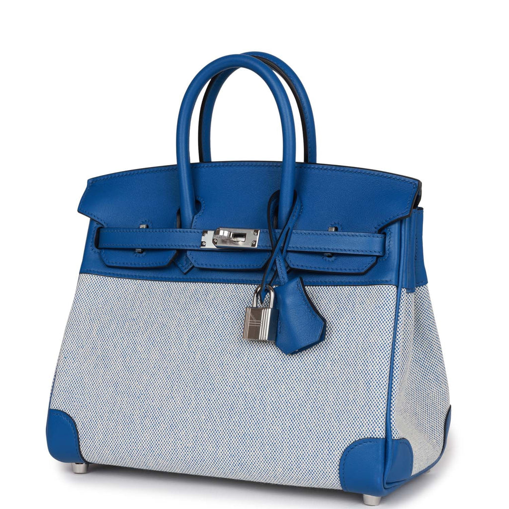 BRAND NEW Hermes Bleu du Nord Swift leather 25 Birkin Bag at 1stDibs